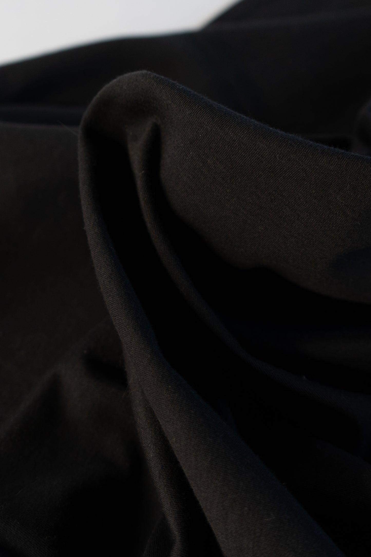 Short sleeve knit cotton button down shirt, fabric close-up