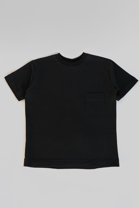 Black Heavy Weight Pocket T Shirt