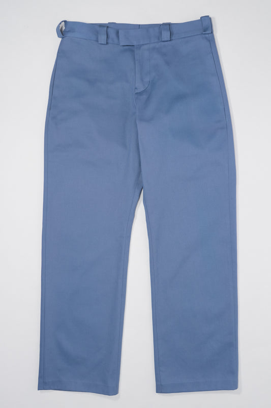 Cornflower blue pants, flat view