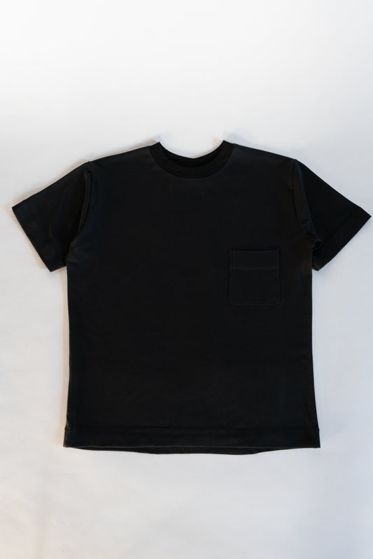 Black Heavy Weight Pocket T Shirt