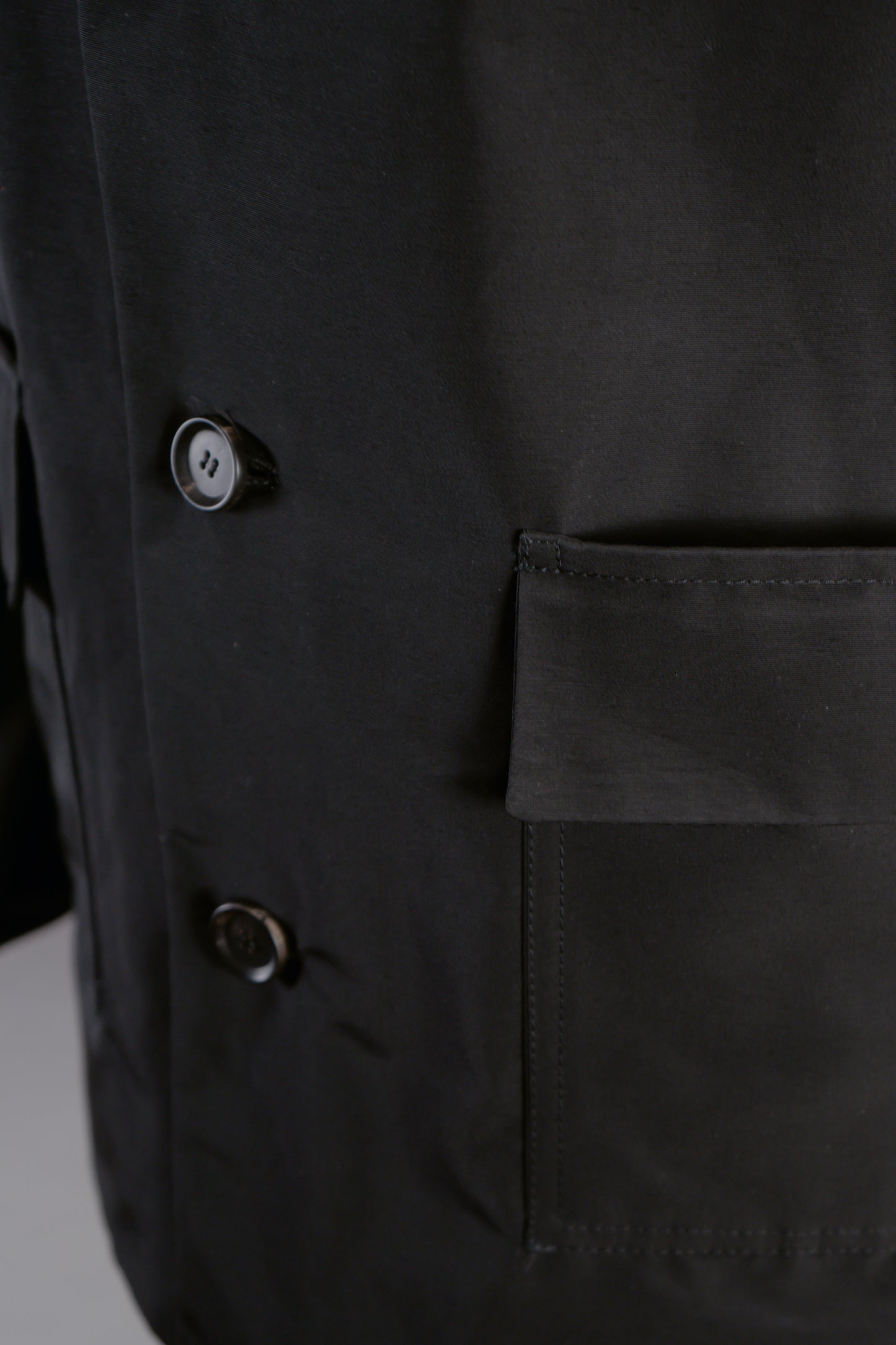 Pivot cotton nylon jacket, pocket close-up