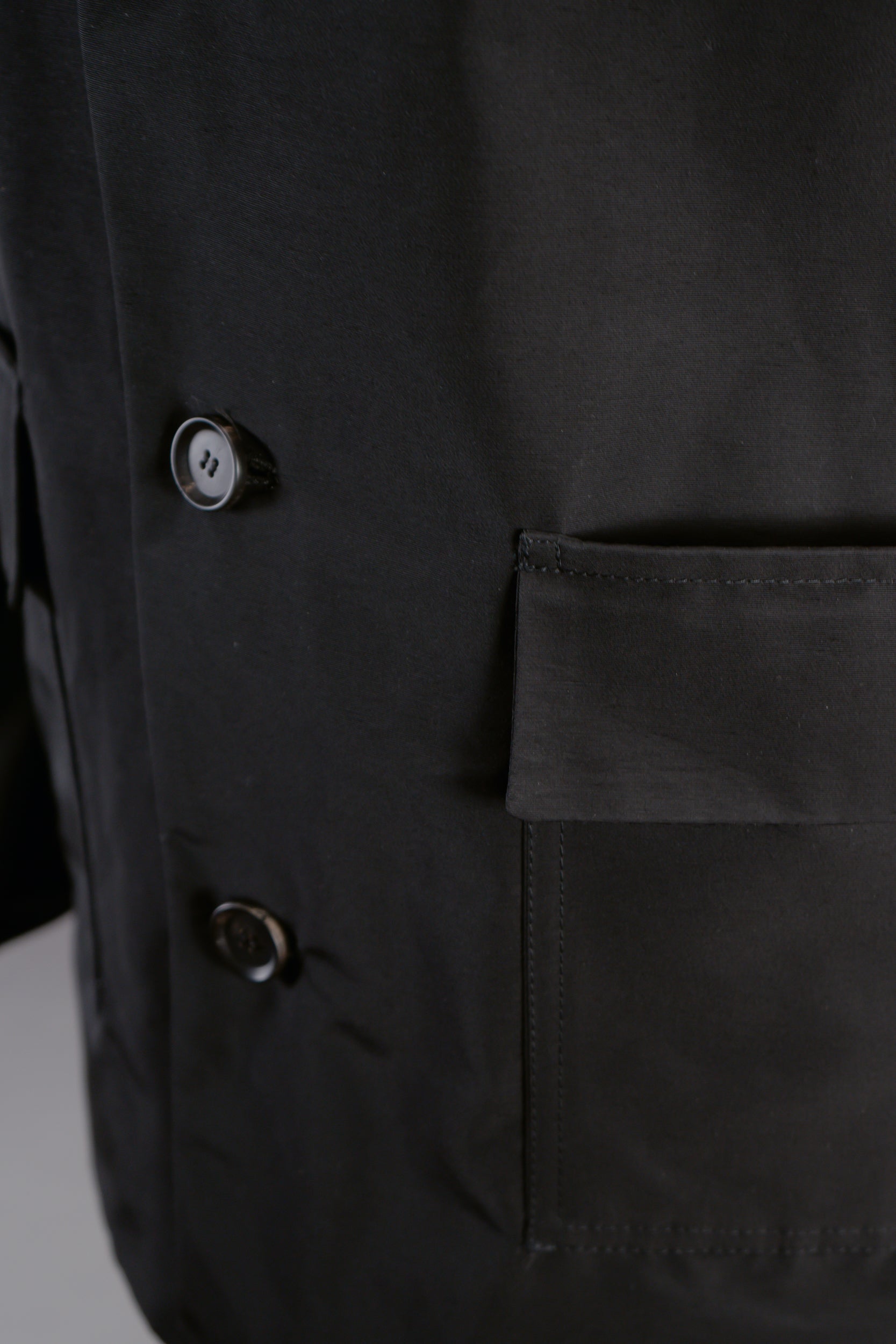 Pivot cotton nylon jacket, pocket close-up