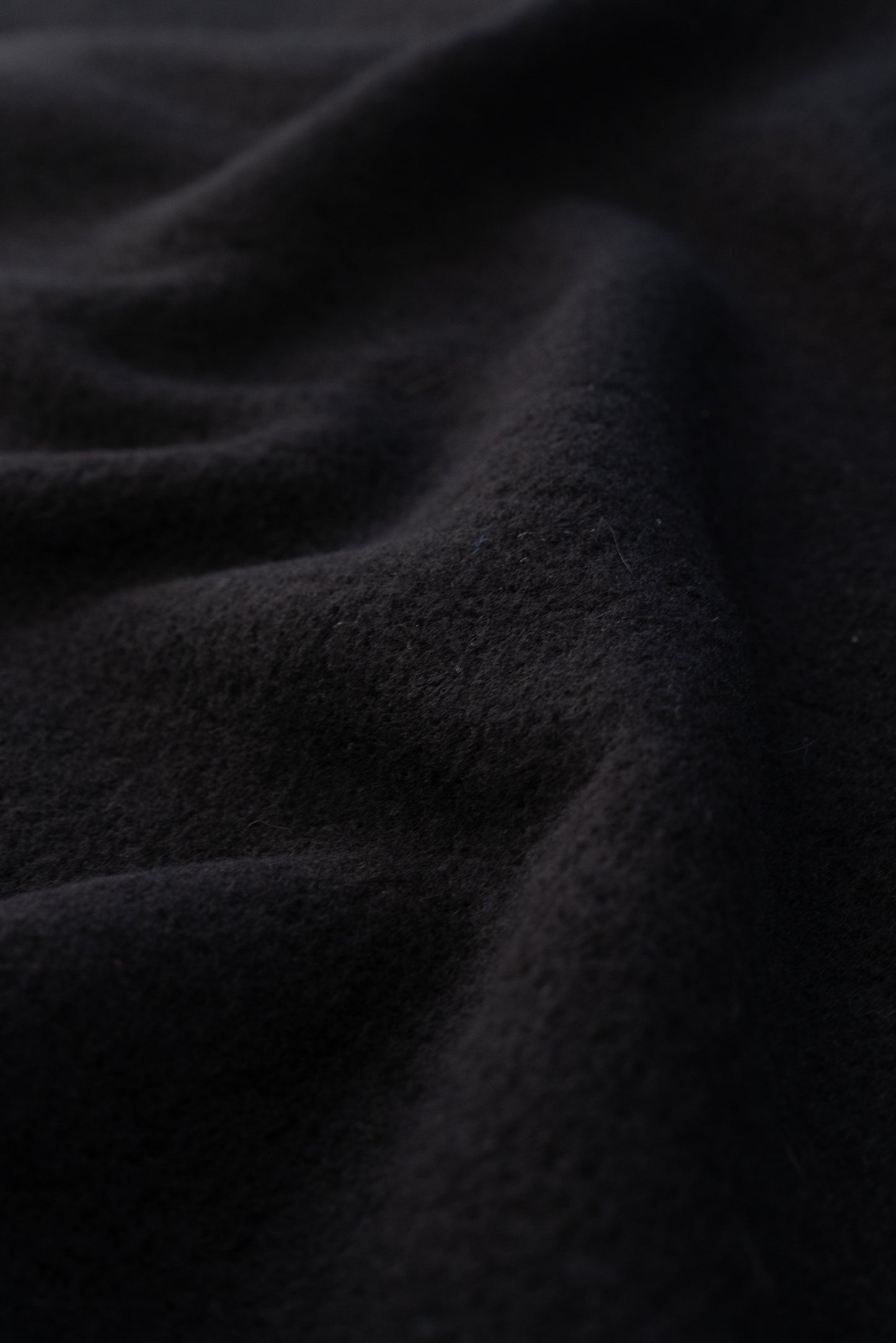 Wool fleece sweatpants, fabric close-up