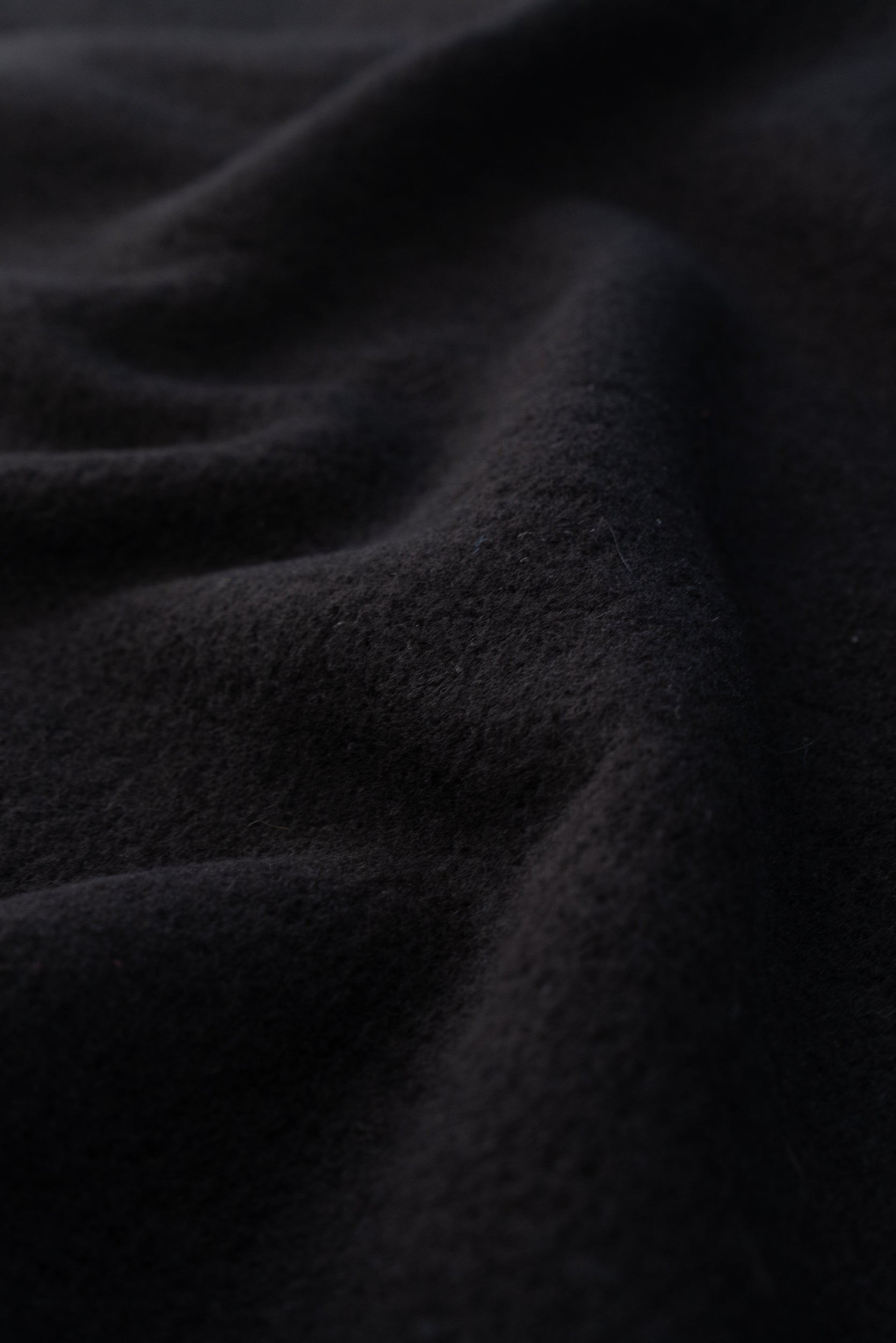 Wool fleece sweatshirt, fabric close-up